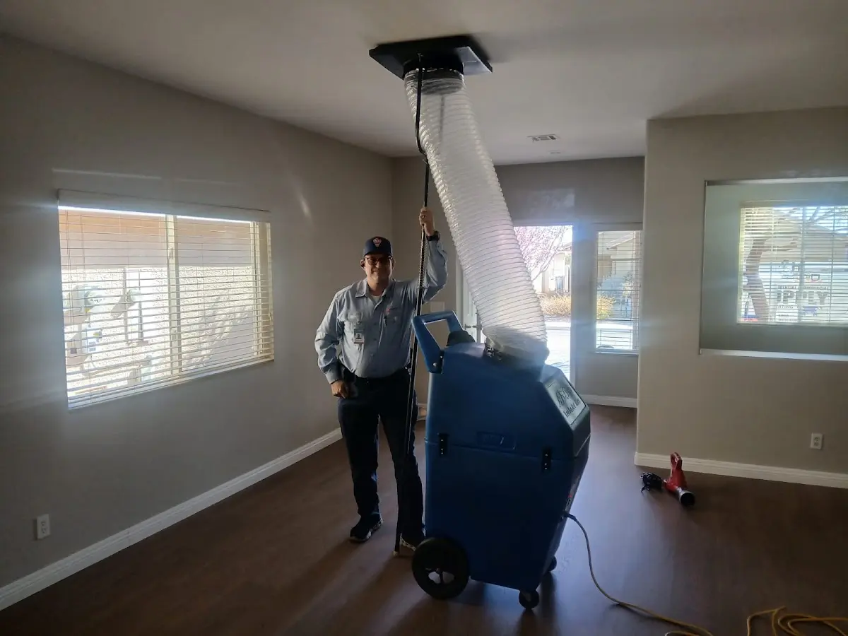 Professional Dryer Vent Cleaning work inside a Gainesville home